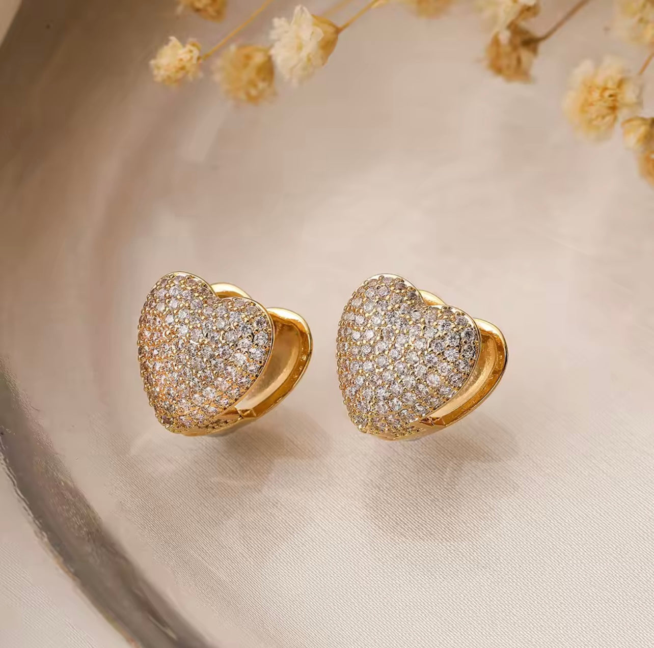 Amora Heart Earrings