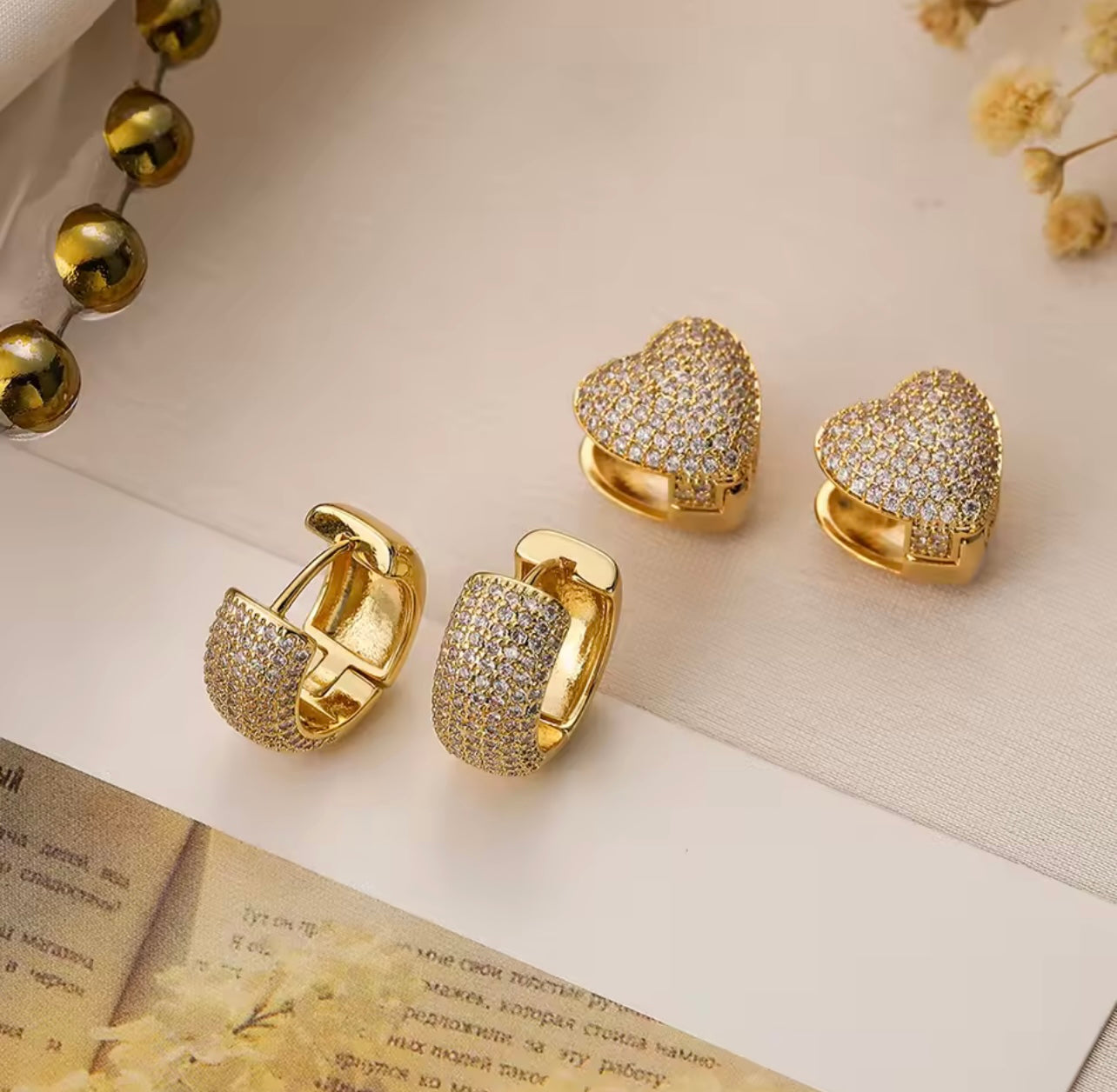 Amora Heart Earrings