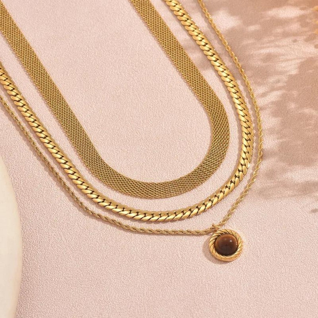 Set Elviana - 3 Necklaces