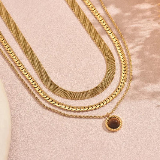 Set Elviana - 3 Necklaces