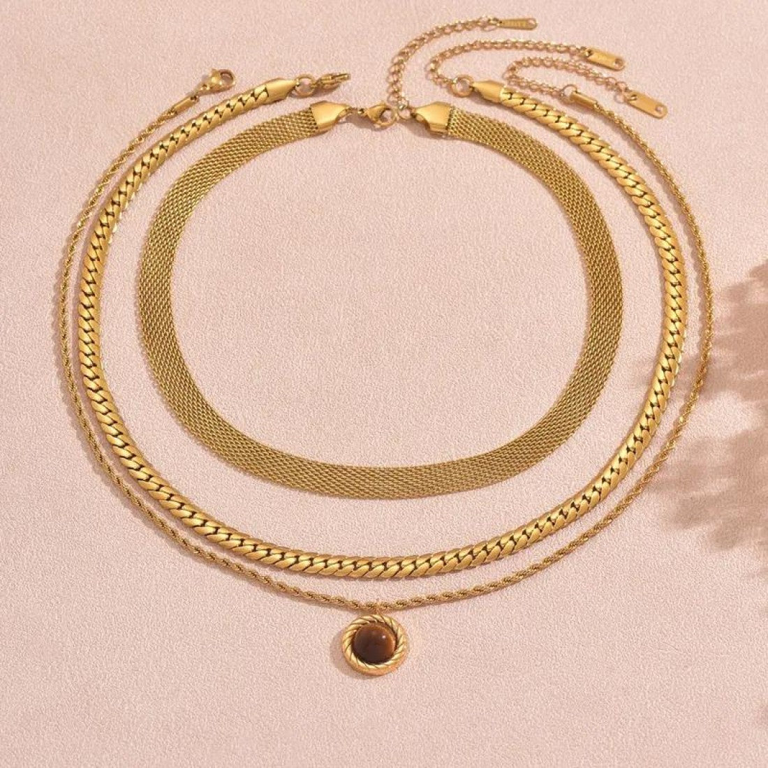 Set Elviana - 3 Necklaces